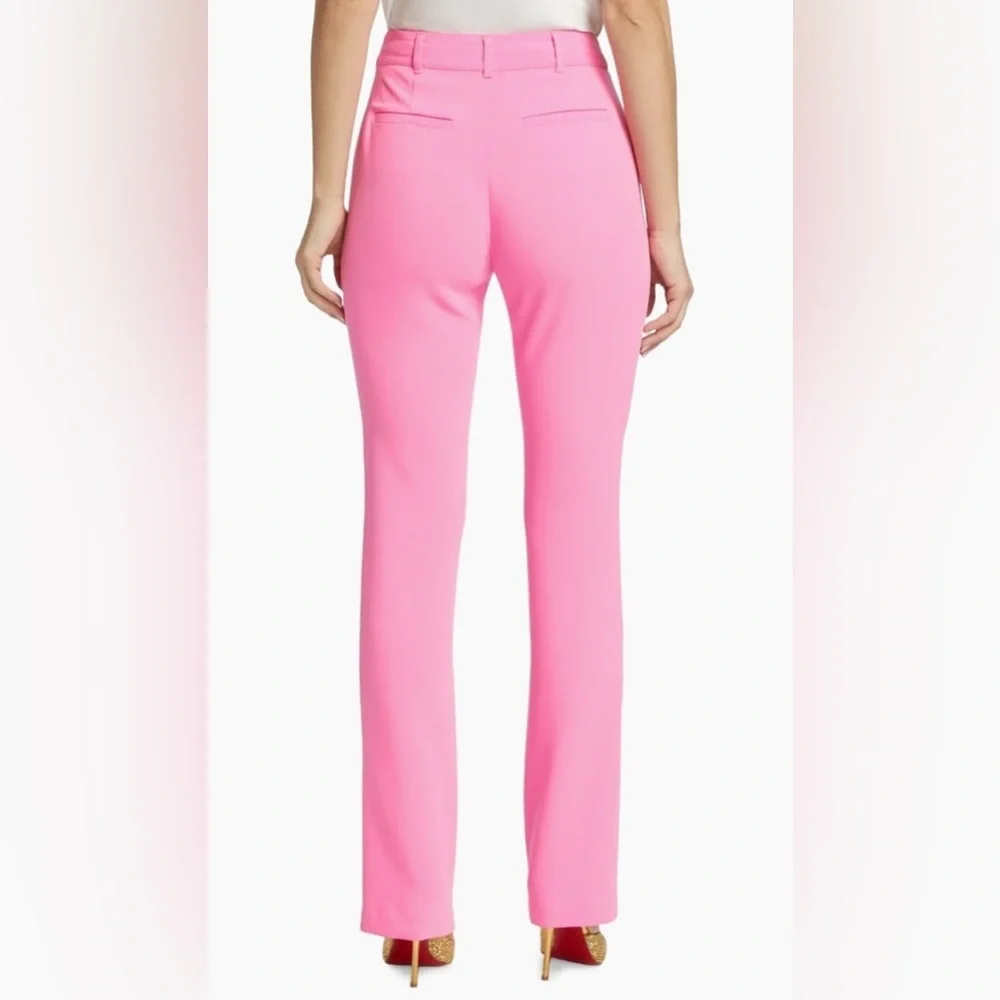 Cinq à Sept Vibrant Pink Straight Leg Pants - Picture 2 of 6